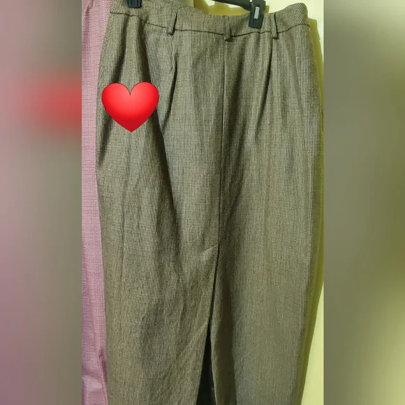 Ralph Lauren Wool Maxi Skirt- Plus - Picture 2 of 4